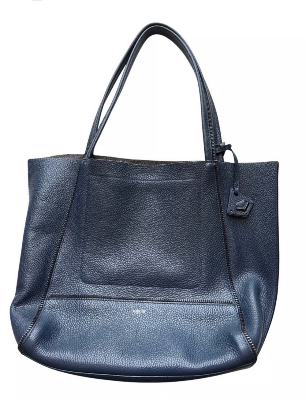 Botkier New York Soho Python Embossed Leather Tote Bag - Picture 4 of 12